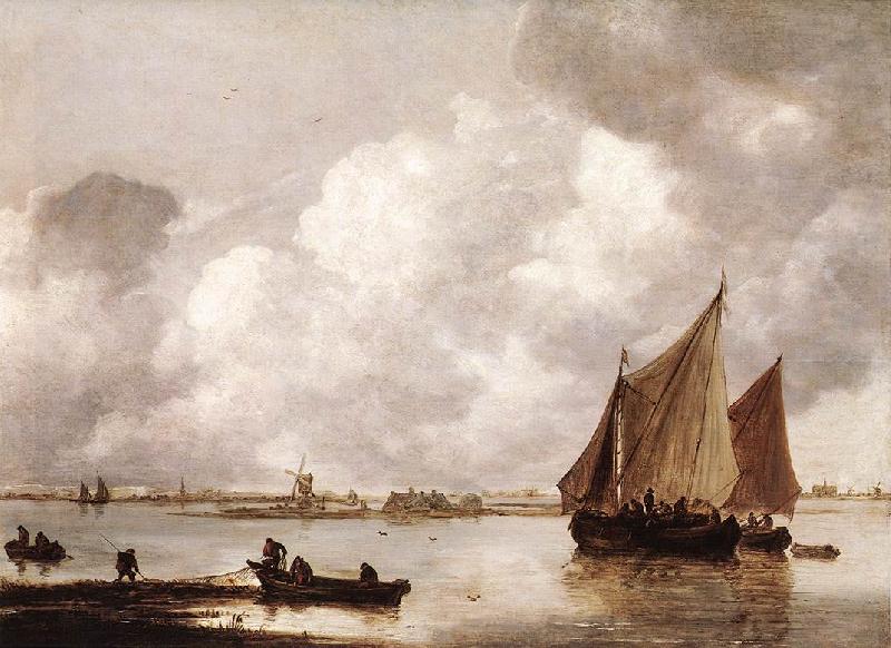 GOYEN, Jan van Haarlemer Meer dg oil painting picture